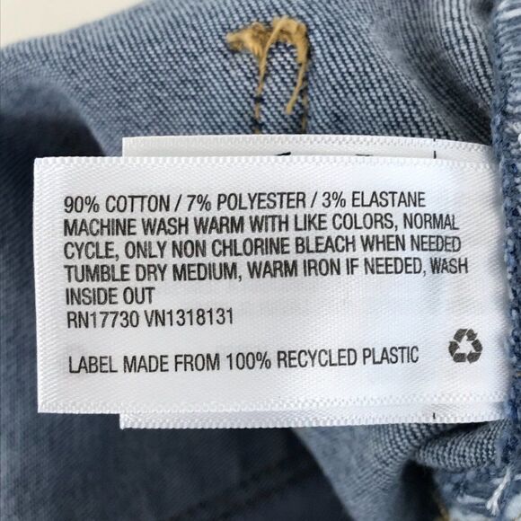 Universal Thread High Rise Skinny Patched Jeans Women's Size 00 / 24R Stretch - Picture 13 of 14